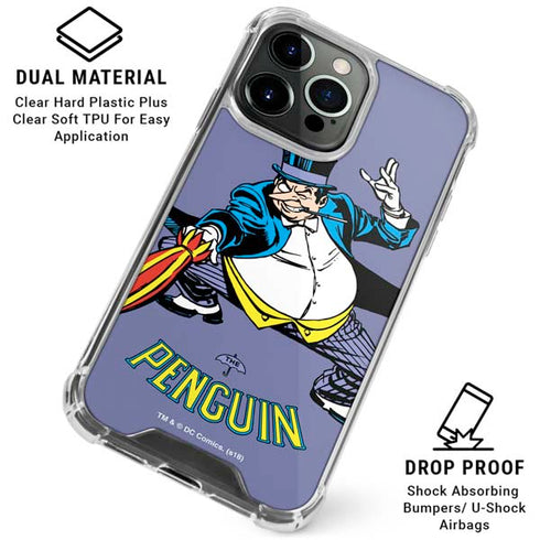 DC Comics The Penguin Portrait iPhone 16 Pro Clear Case
